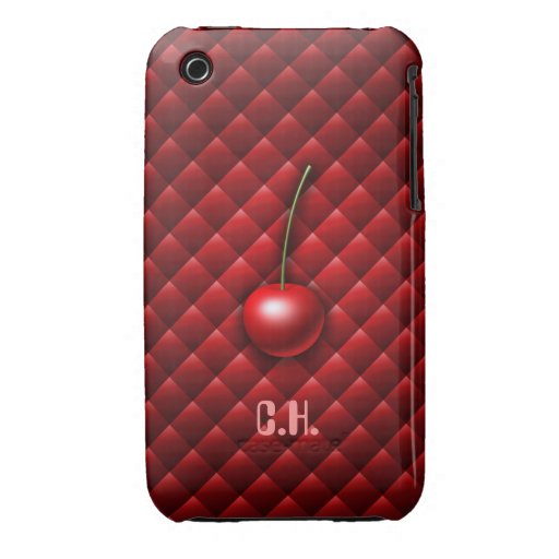 Cas de l'iPhone 3G/3Gs de cerise Étuis iPhone 3