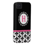 Cas de l'iPhone 4/4S Casemate de Monogram Fleur de