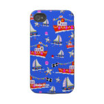 Cas de l'iPhone 4/4S d'art : Bateaux cornouaillais coques case-mate