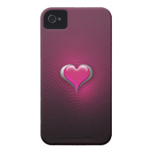 Cas de l'iPhone 4/4S de coeur Coques Case-Mate iPhone 4