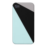 Cas de l'iPhone 4/4S de menthe de bloc de couleur coques iphone