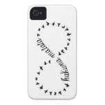 Cas de l'iphone 4/4s de symbole d'infini de Hakuna Coques Case-Mate iPhone 4