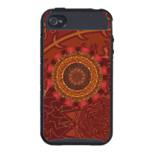 Cas de l'iPhone 4/4S Skinit du feu