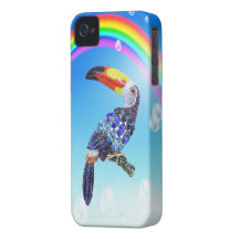 Cas de l'iPhone 4 de bijou et d'arc-en-ciel de tou Étuis iPhone 4