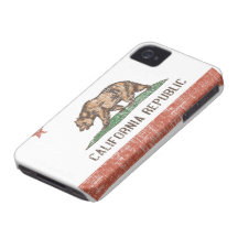 Cas de l'iPhone 4 de drapeau d'état de la Californ Coques Case-Mate iPhone 4