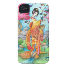 Cas de l'iPhone 4 de geisha de Maiko d'été Coques iPhone 4