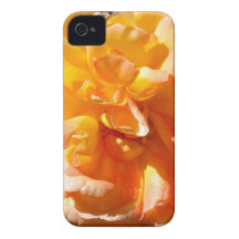 Cas de l'iPhone 4 de rose jaune Coque iPhone 4 Case-Mate