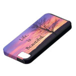 cas de l'iPhone 5 avec la vie indiquant la citatio Coque Case-Mate iPhone 5