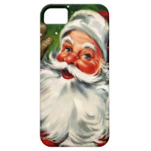 Cas de l'iPhone 5 de Coque-Compagnon de Père Noël  Étuis iPhone 5