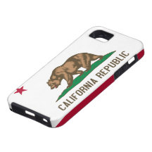 Cas de l'iPhone 5 de drapeau de la Californie Étuis iPhone 5