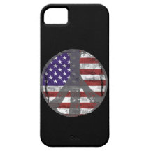 Cas de l'iPhone 5 de paix des Etats-Unis Coque iPhone 5 Case-Mate