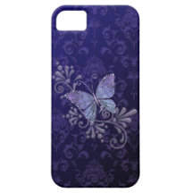 Cas de l'iPhone 5 de papillon de bijou Étuis iPhone 5