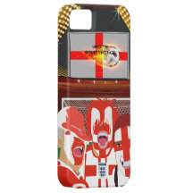Cas de l'iPhone 5 de passioné du football de l'Ang Coques iPhone 5 Case-Mate
