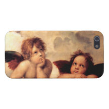 Cas de l'iPhone 5 de Sistine Madonna d'anges de Ra Coques iPhone 5