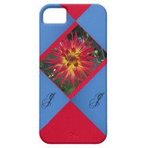 cas de l'iPhone 5 - fleur Rouge-Jaune de Dalia Étuis iPhone 5