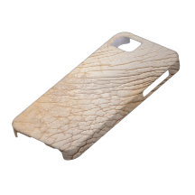 Cas de téléphone de cuir de Faux de peau d'éléphan Étuis iPhone 5