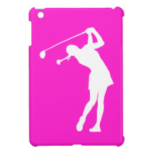 Cas d'iPad de Madame rose golfeur mini