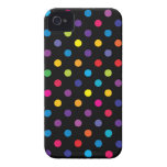 Cas d'Iphone 4/4S de point de polka de sucrerie Coque iPhone 4