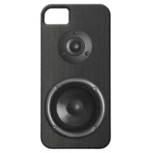 Cas drôle de la musique iPhone5 de haut-parleur sa Coque iPhone 5