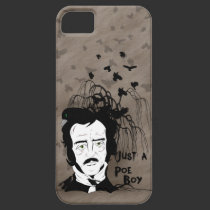 Cas drôle de l'iPhone 5 d'Edgar Allen Poe coques case-mate