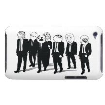 Cas du contact 4 d'iPod de bande de rage Coques iPod Case-Mate