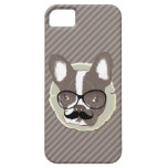 Cas élégant de l'iPhone 5 de bouledogue français d Coque iPhone 5