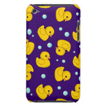 Cas en caoutchouc de Duckies iPod Étui Barely There iPod