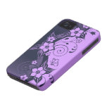 Cas floral de compagnon de cas de l'iPhone 4/4S Étui iPhone 4