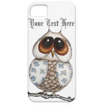 Cas floral de l'iPhone 5 de hibou Coque Case-Mate iPhone 5