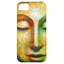Cas floral de l'iPhone 5 de méditation de Bouddha Étuis iPhone 5