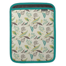 Cas floral de motif poches pour iPad