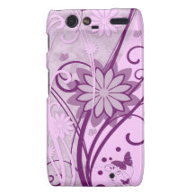 Cas floral de Motorola Droid Razr Coques Motorola Droid RAZR