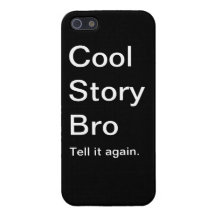 Cas frais de téléphone de Bro d'histoire Étui iPhone 5