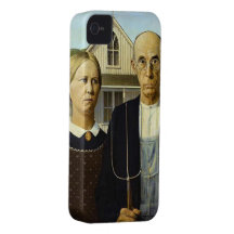 Cas gothique américain d'IPhone 4 Coques iPhone 4