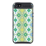 Cas rhombiques de téléphone de diamant de paon coque skinit