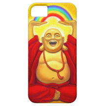 Cas riant chanceux de l'iPhone 5 de Bouddha d'arc- Coque iPhone 5 Case-Mate