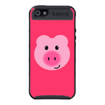 Cas rose mignon de l'iPhone 5 de porc Coque iPhone 5