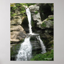 Cascade aux automnes de Kent, le Connecticut - cop Posters