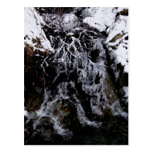 Cascade congelée dans Bay Area de capitaine Cartes Postales
