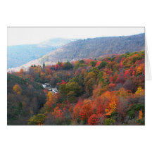 Cascade d'automne carte