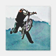 Cascade de bicyclette du style libre BMX Aimants