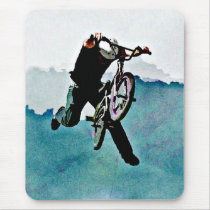 Cascade de bicyclette du style libre BMX tapis de souris