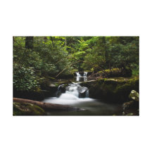 Cascade de crique de Cades Toile Tendue Sur Châssis