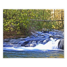Cascade de précipitation de rivière photographie d’art