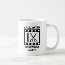 Cascades de cosmétologie tasse à café