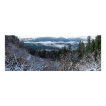 Cascades de panorama d'impression de beaux-arts photographies