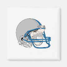 Casque gris aimants pour réfrigérateur