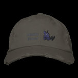 Casquette brodé fortement à ailettes casquettes brodées