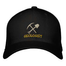 Casquette brodé par géologue casquette brodée