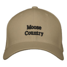 Casquette brodé par pays d'orignaux du Maine Casquettes Brodées
